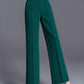 High-Waisted Wide-Leg Trousers