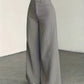 High-Waisted Wide-Leg Trousers