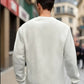 Textured Crew Neck Sweatshirt