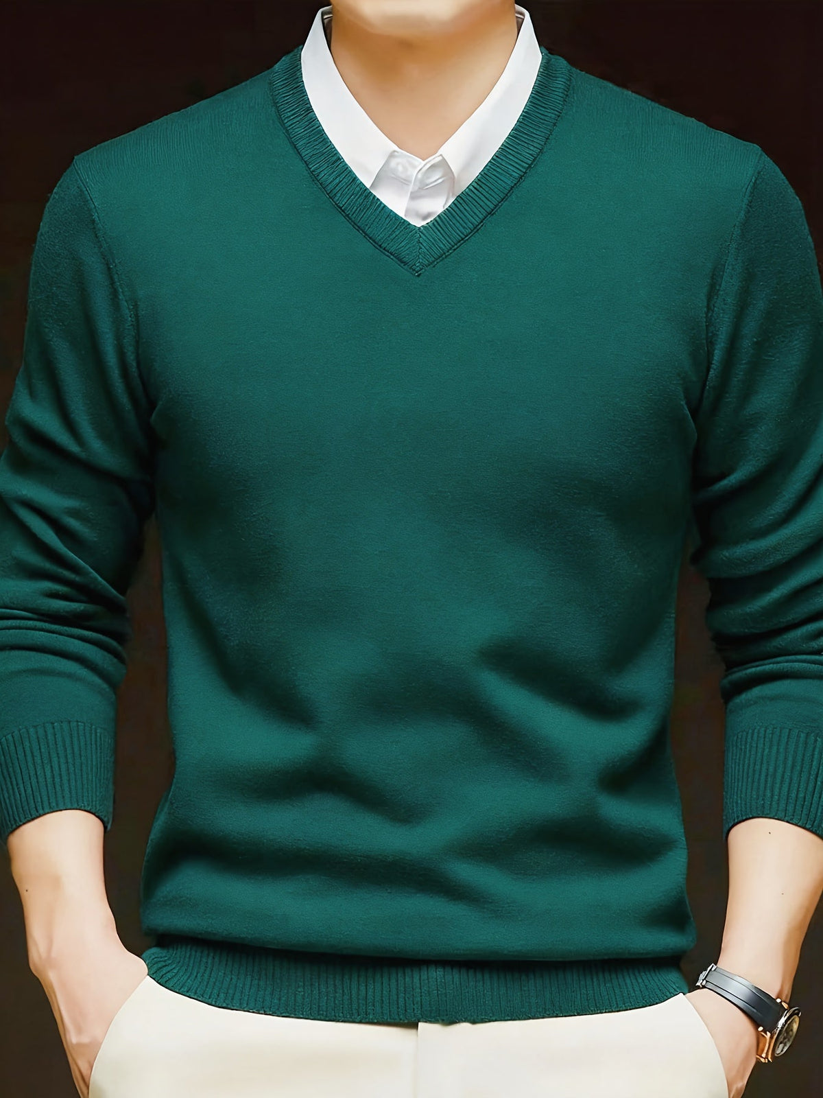 Classic V-Neck Pullover
