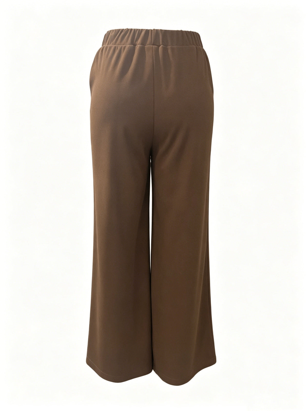 High-Waisted Wide-Leg Trousers