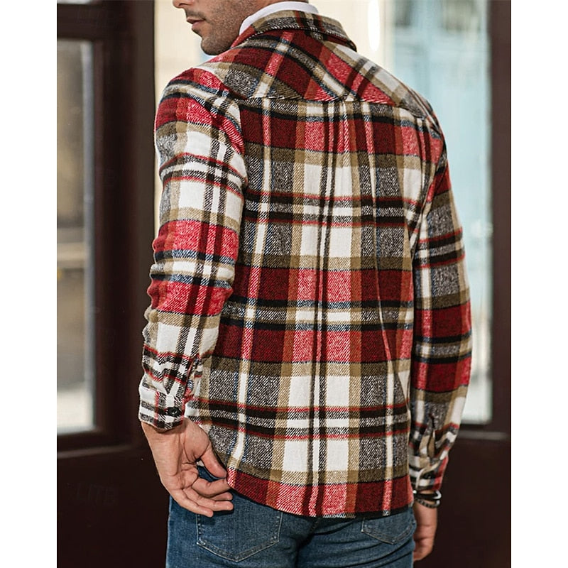 Checked Shirt Jacket