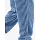 Ribbed Straight-Leg Pants