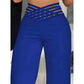 High-Waist Wide-Leg Trousers