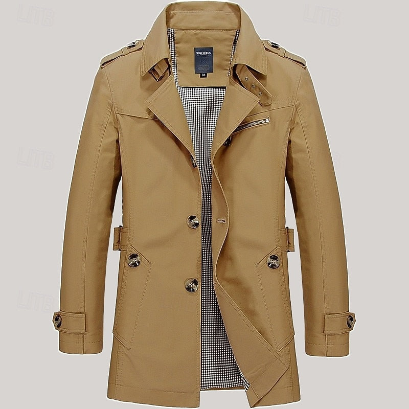 Single-Breasted Trench Coat