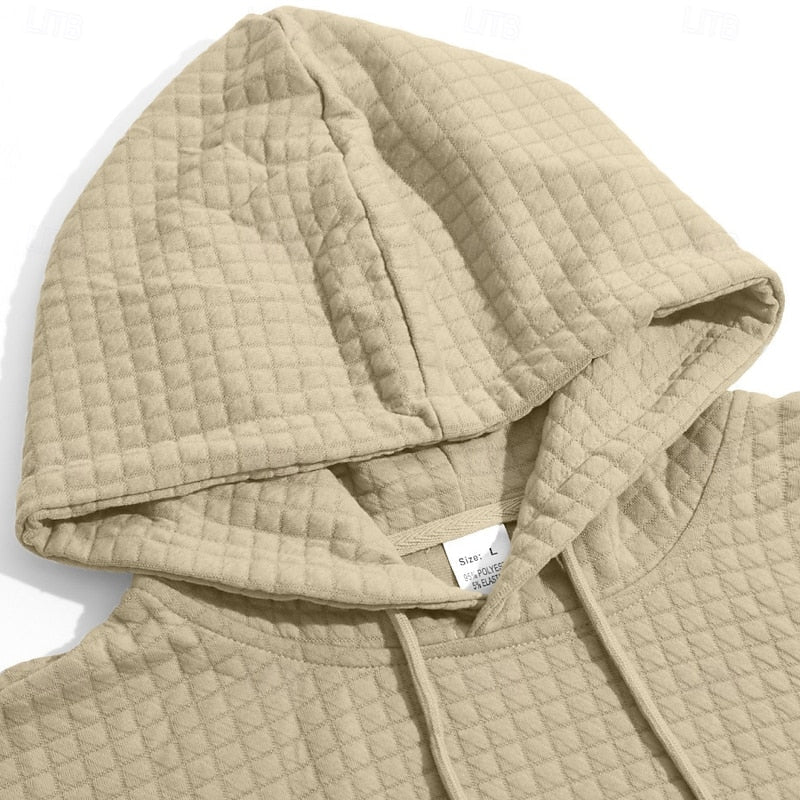 Textured Comfort Hoodie