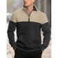 Textured Quarter-Zip Sweatshirt