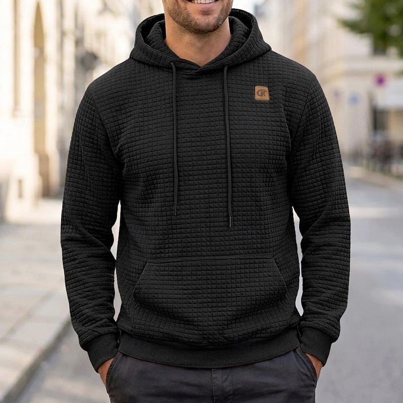 Textured Comfort Hoodie