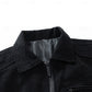 Ribbed Lapel Jacket