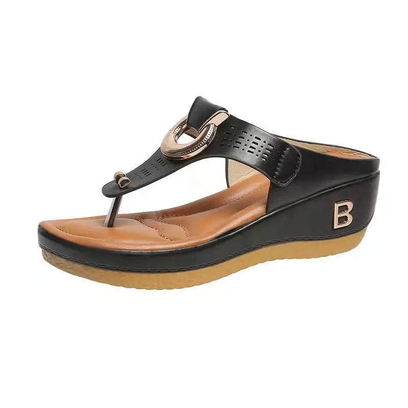 Jovyn - Wedge Sandals Platform Thongs