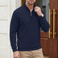 Textured Quarter-Zip Pullover