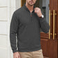 Textured Quarter-Zip Pullover