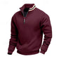 Quarter-Zip Stand-Collar Pullover