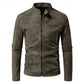 Classic Stand-Collar Biker Jacket