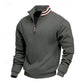 Quarter-Zip Stand-Collar Pullover