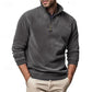 Quarter-Zip Stand-Collar Sweatshirt