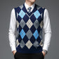 Argyle V-Neck Sweater Vest