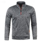 Quarter-Zip Textured Pullover Sweater