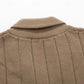 Cable-Knit Shawl Collar Cardigan