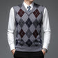 Argyle V-Neck Sweater Vest