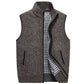 Stand-Collar Zip-Up Gilet