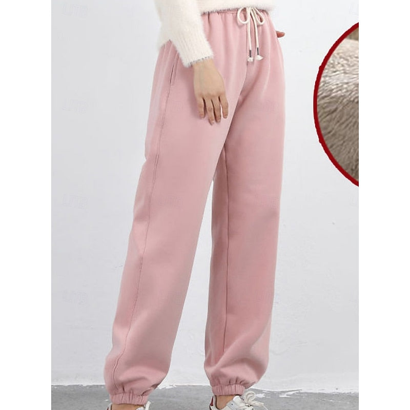 High-Waisted Relaxed Fit Joggers
