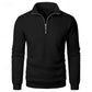 Quarter-Zip Stand-Collar Pullover