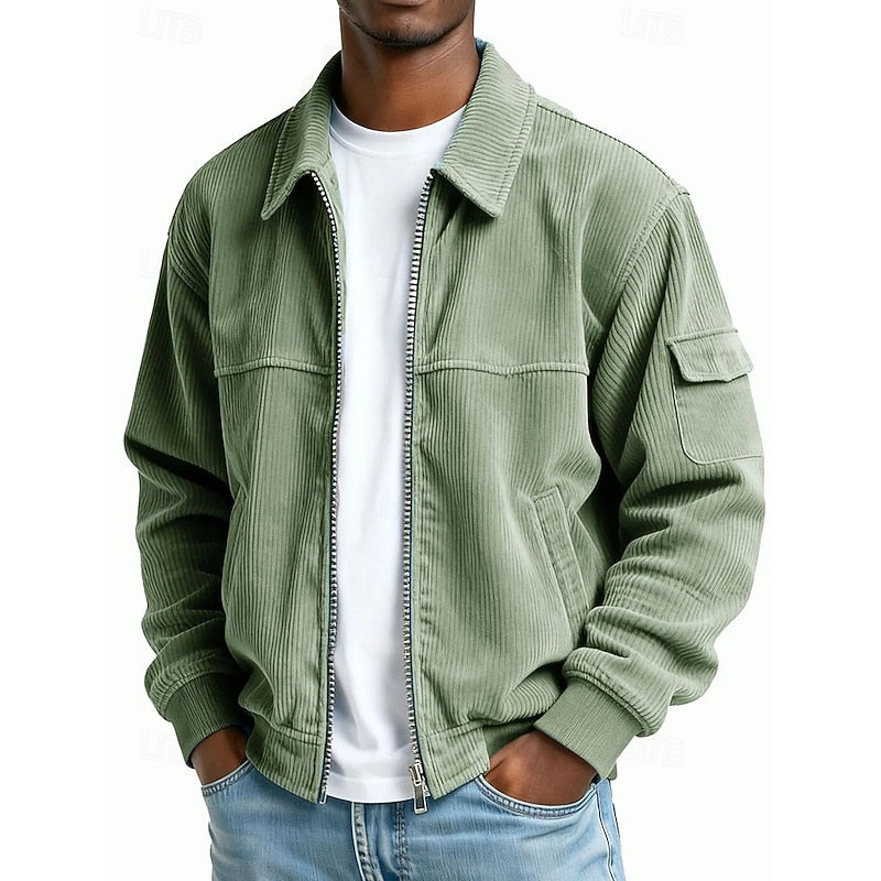 Ribbed Textured Jacket