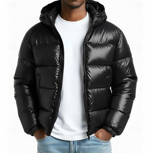 Quilted Hooded Puffer Jacket