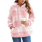 Checkered Quarter-Zip Hoodie