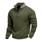 Quarter-Zip Stand-Collar Pullover