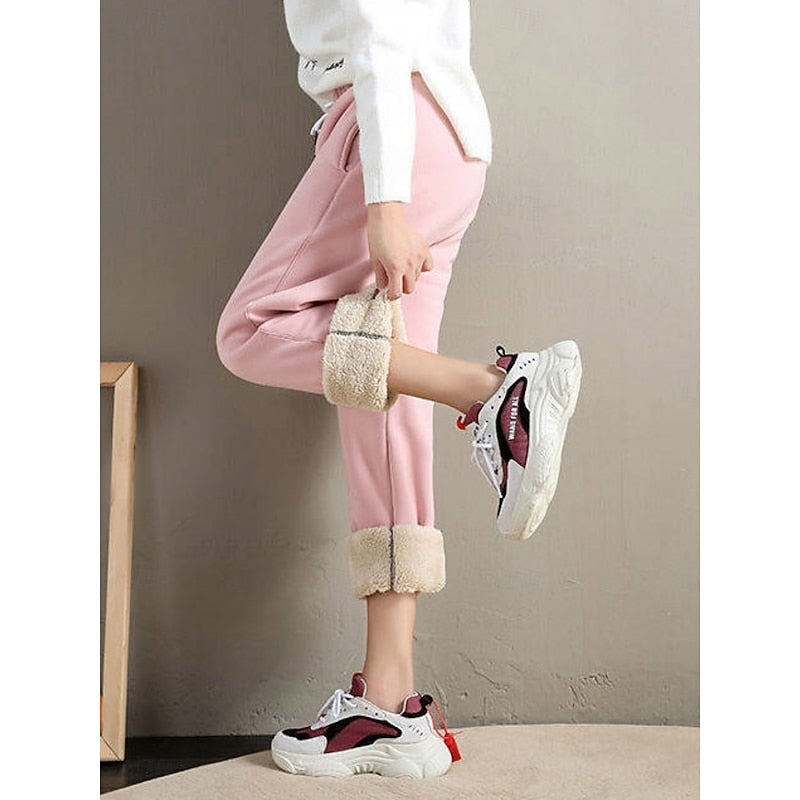 High-Waisted Relaxed Fit Joggers