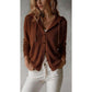 Hooded Button-Front Cardigan