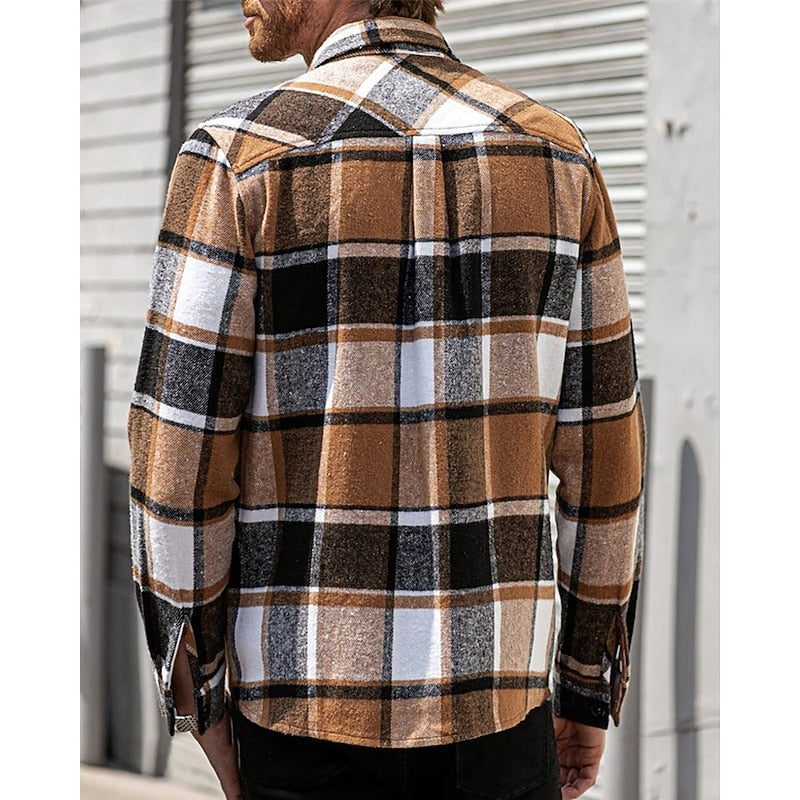 Checked Shirt Jacket