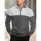 Textured Quarter-Zip Sweatshirt