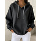 Textured Drawstring Hoodie