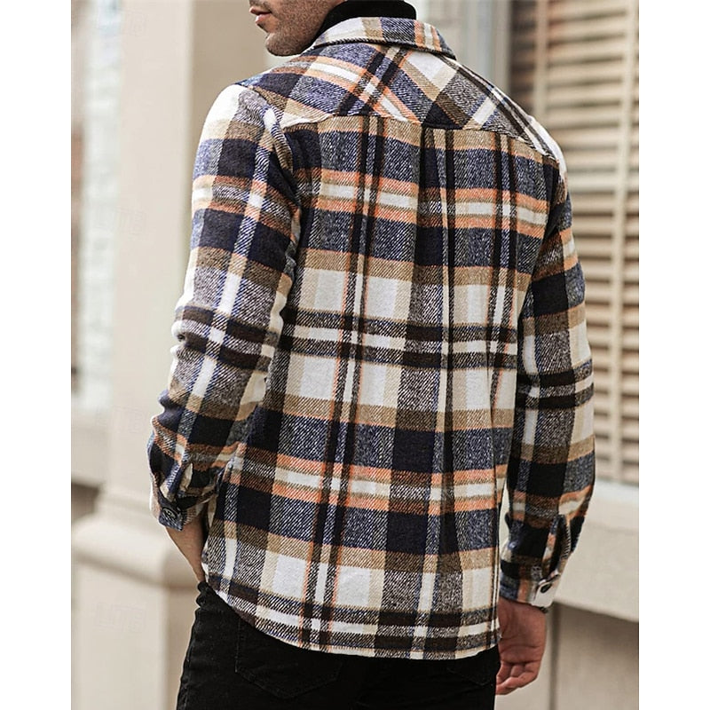 Checked Shirt Jacket
