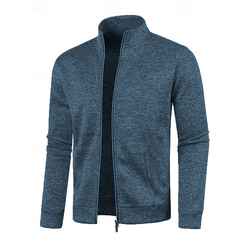 Full-Zip Stand Collar Jacket