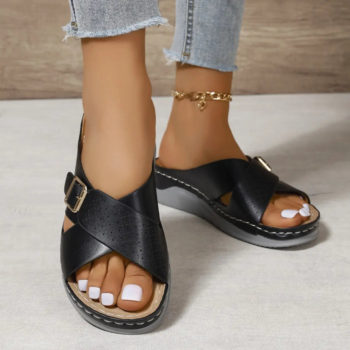 Zephyra - Platform Sandals Comfort Style
