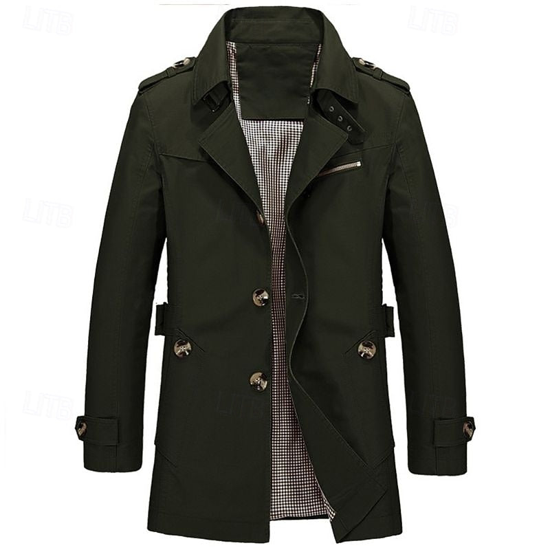 Single-Breasted Trench Coat