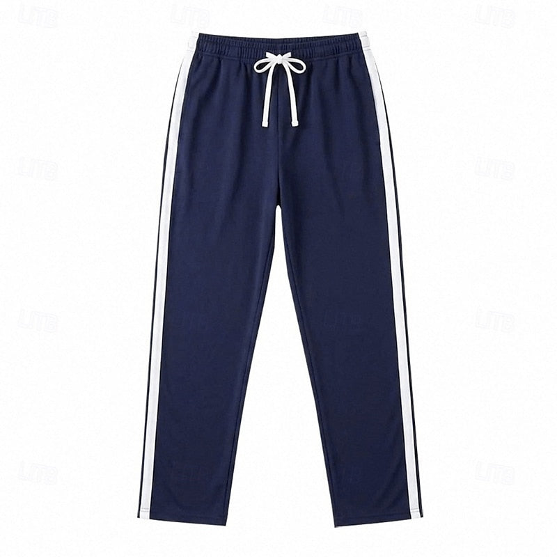 Relaxed Side-Stripe Sweatpants
