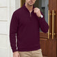 Textured Quarter-Zip Pullover