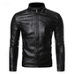 Classic Stand-Collar Biker Jacket