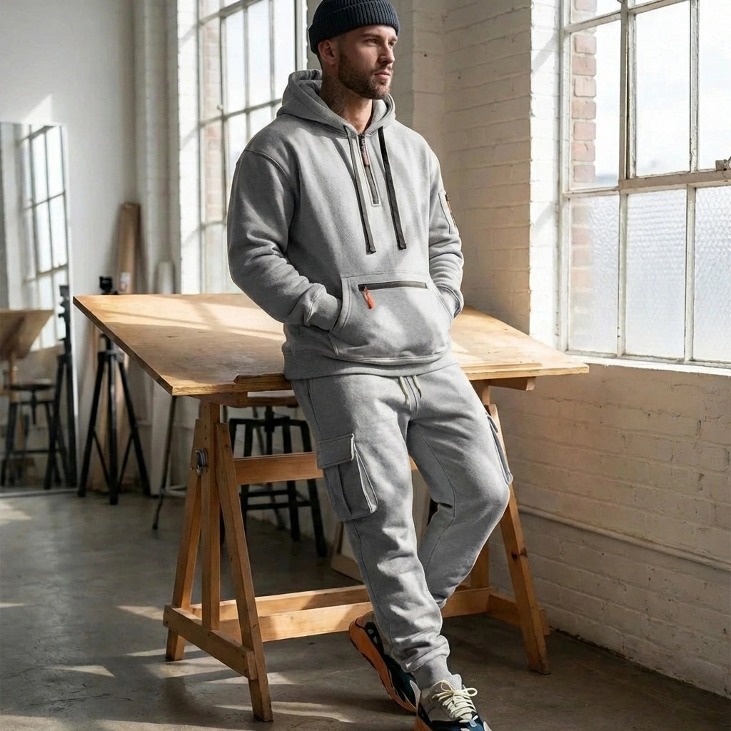 Krovax - Tech Fleece Urban Utility Set Heather Grey variants product photo