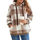 Checkered Quarter-Zip Hoodie