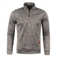 Quarter-Zip Textured Pullover Sweater