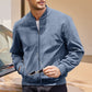 Stand-Collar Zip Jacket