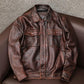 Classic Collared Moto Jacket