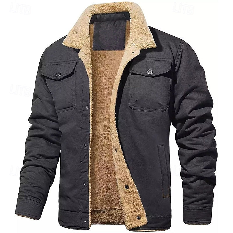 Sherpa-Lined Trucker Jacket