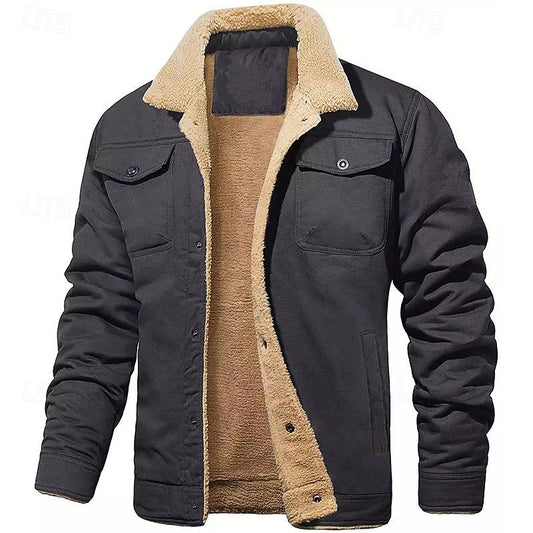 Sherpa-Lined Trucker Jacket
